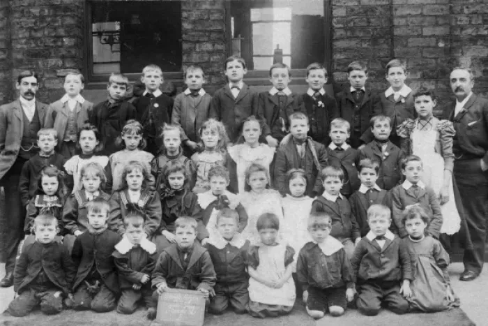 Framed Print : Board School Class C1893 Framed Print : Board School Class C1893