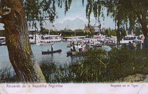Boat club regatta, Tigre, Buenos Aires province, Argentina