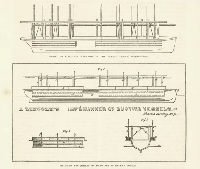 Framed Print : Boat Invention / Lincoln Framed Print : Boat Invention / Lincoln