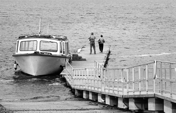 Framed Print : Boat jetty, Keilder Water Framed Print : Boat jetty, Keilder Water