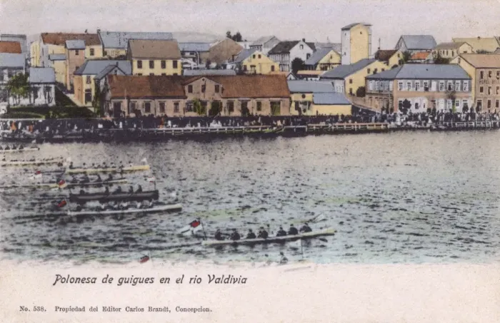 Framed Print : Boat race at Valdivia, Chile, South America Framed Print : Boat race at Valdivia, Chile, South America