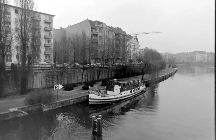 Framed Print : Boat on the River Spree, Berlin, Germany Framed Print : Boat on the River Spree, Berlin, Germany