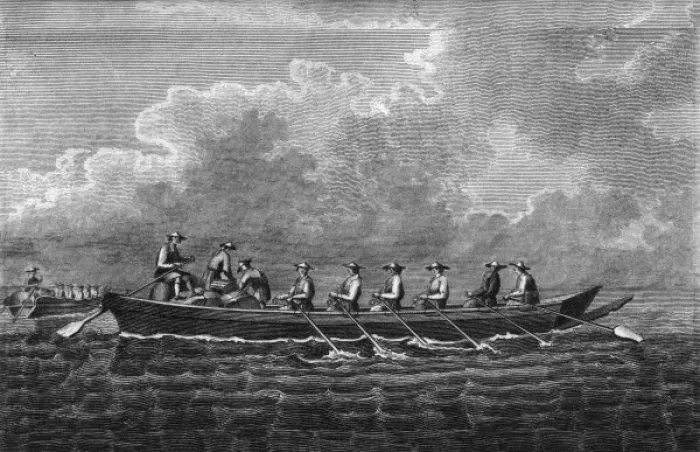Framed Print : Boat of Tartar People