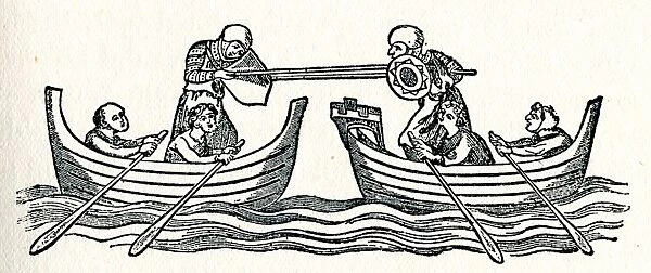 Boat tilting in medieval times