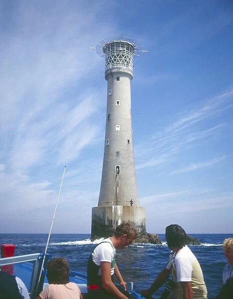 Boat trip to Bishop Rock Lighthouse, Isles of Scilly