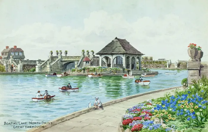Framed Print : Boating Lake, North Drive, Great Yarmouth, Norfolk Framed Print : Boating Lake, North Drive, Great Yarmouth, Norfolk