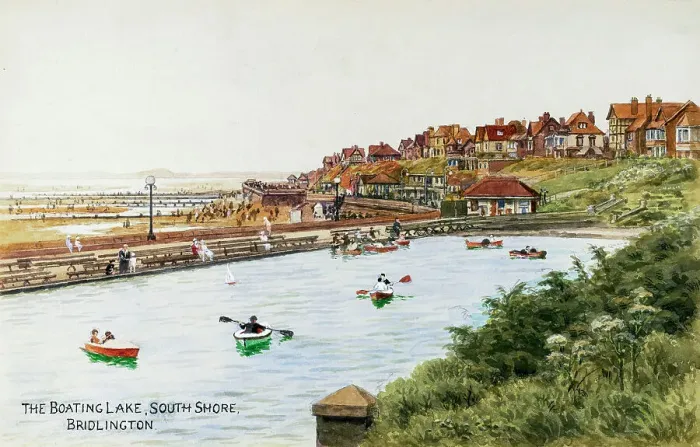 Framed Print : Boating Lake, South Shore, Bridlington, North Yorkshire Framed Print : Boating Lake, South Shore, Bridlington, North Yorkshire