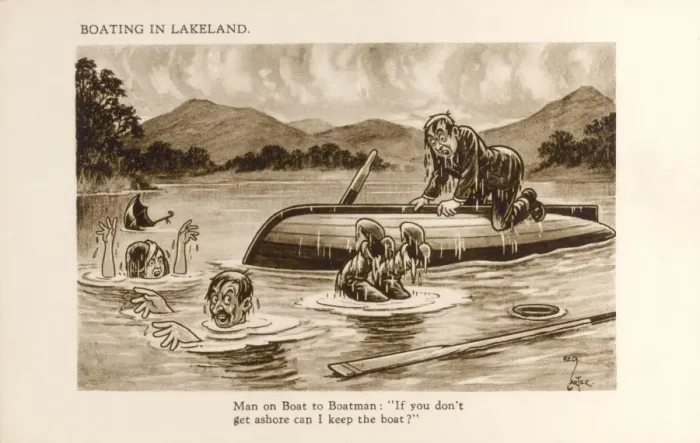 Framed Print : Boating in Lakeland Framed Print : Boating in Lakeland