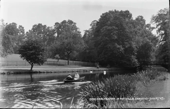 Framed Print : Boating in Pittville Gardens Framed Print : Boating in Pittville Gardens