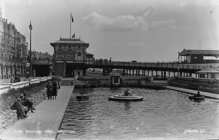 Framed Print : Boating Pool in Brighton Framed Print : Boating Pool in Brighton