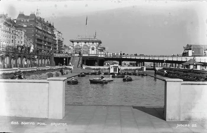 Framed Print : Boating Pool in Brighton Framed Print : Boating Pool in Brighton