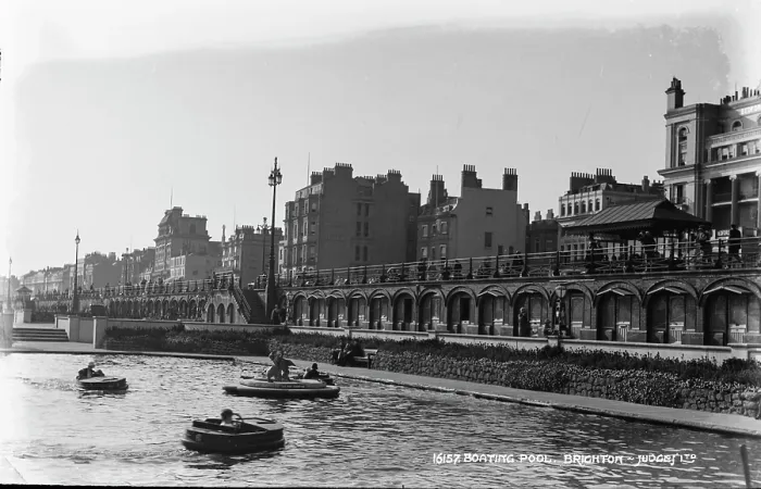 Framed Print : Boating Pool in Brighton Framed Print : Boating Pool in Brighton