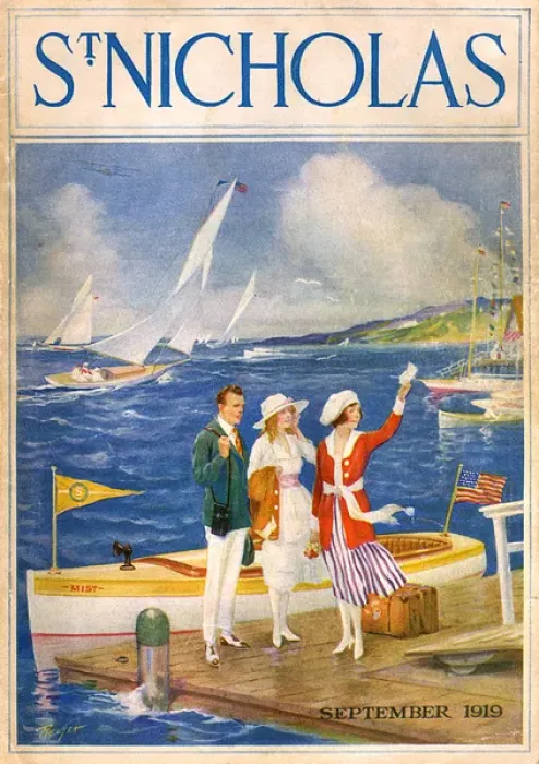 Framed Print : Boating / Seaside 1919 Framed Print : Boating / Seaside 1919