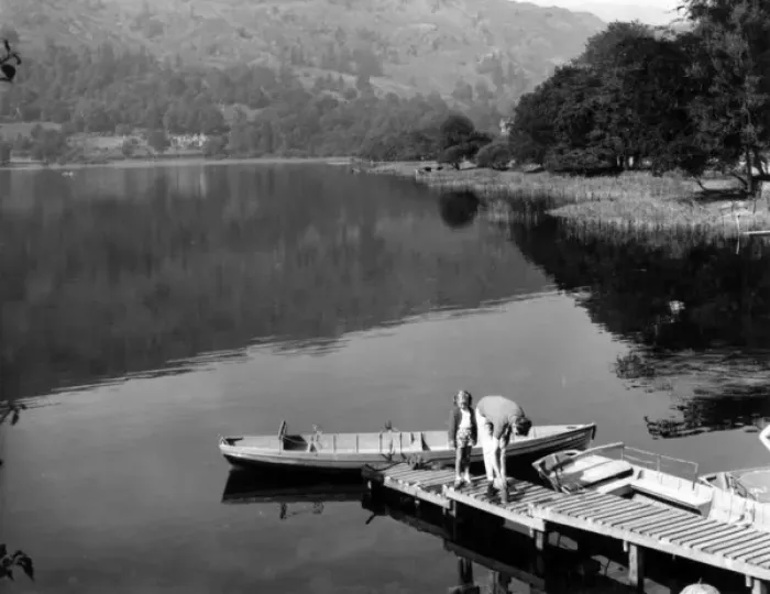Framed Print : Boats at Grasmere, Lake District, Cumbria Framed Print : Boats at Grasmere, Lake District, Cumbria