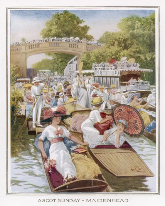 Framed Print : Boats at Maidenhead Framed Print : Boats at Maidenhead