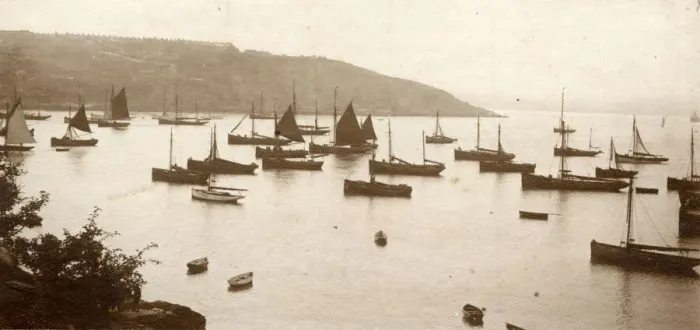 Framed Print : Boats in the shallows at Torquay, Devon Framed Print : Boats in the shallows at Torquay, Devon