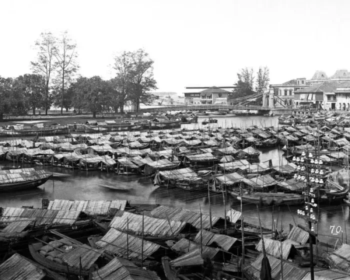 Framed Print : Boats, Singapore Framed Print : Boats, Singapore