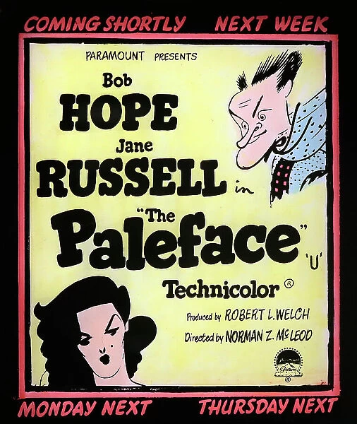 Bob Hope Jane Russell The Paleface movie advertisement