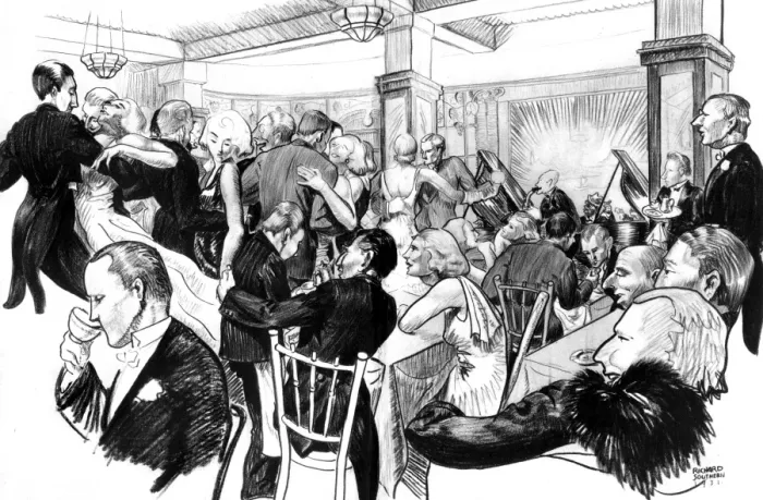 Framed Print : The Bobbin Club, Regent Street, 1932 Framed Print : The Bobbin Club, Regent Street, 1932
