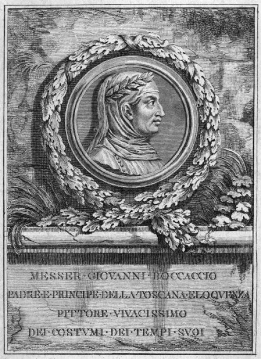 Framed Print : Boccaccio (Medallion) Framed Print : Boccaccio (Medallion)