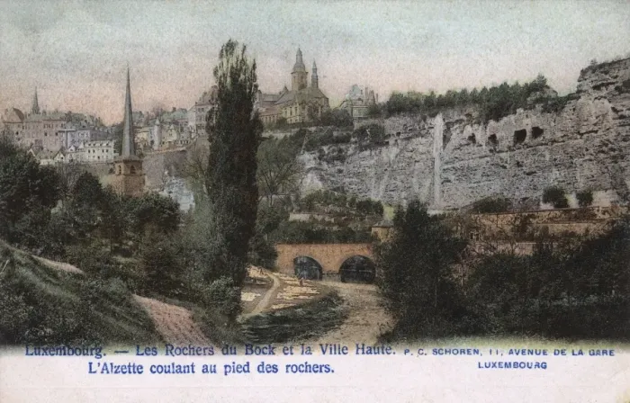 Framed Print : The Bock fortifications, Luxembourg City, Luxembourg Framed Print : The Bock fortifications, Luxembourg City, Luxembourg