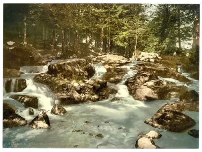 Framed Print : Bode Waterfall, Braunlage, Hartz, Germany Framed Print : Bode Waterfall, Braunlage, Hartz, Germany