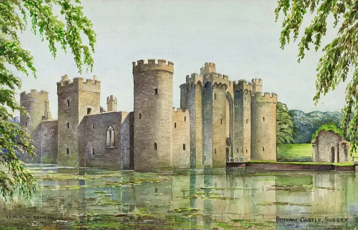 Framed Print : Bodiam Castle, East Sussex Framed Print : Bodiam Castle, East Sussex