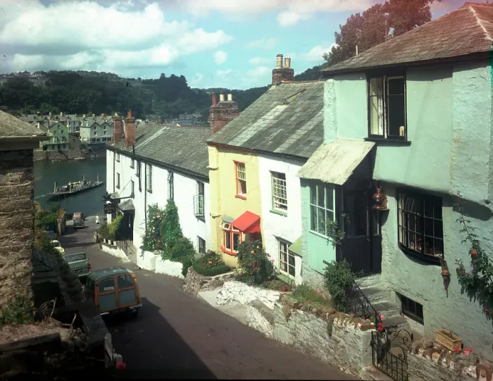 Framed Print : Bodinnick and the ferry, Fowey Framed Print : Bodinnick and the ferry, Fowey