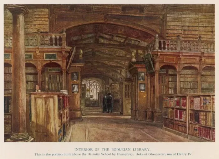 Framed Print : Bodleian Library 1903 Framed Print : Bodleian Library 1903
