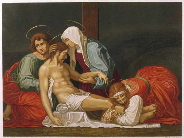 Body of Jesus. The body of Jesus is taken down from the Cross