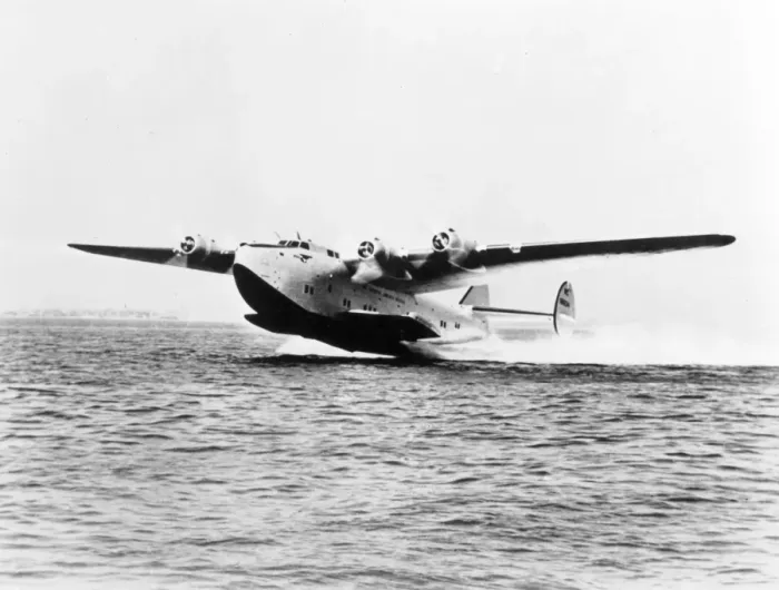 Framed Print : Boeing 314 Clipper NC18604 of Pan American Airways Framed Print : Boeing 314 Clipper NC18604 of Pan American Airways