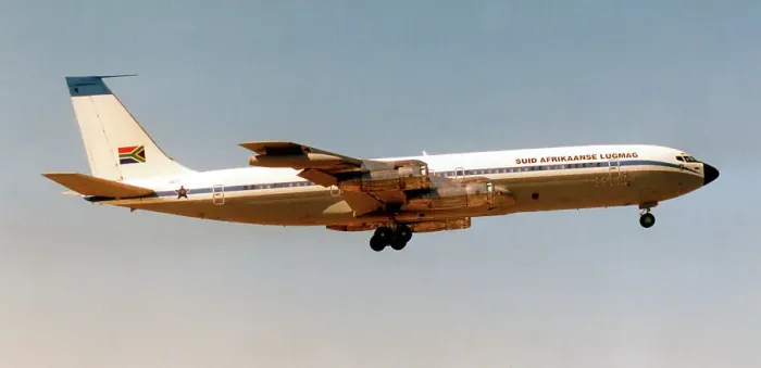 Framed Print : Boeing 707-328C 1417 Framed Print : Boeing 707-328C 1417