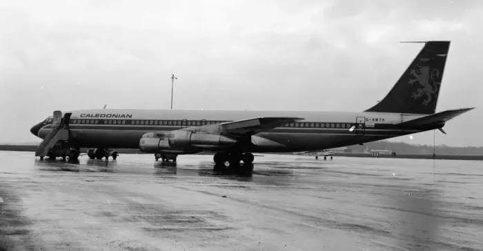 Framed Print : Boeing 707-349C G-AWTK Framed Print : Boeing 707-349C G-AWTK