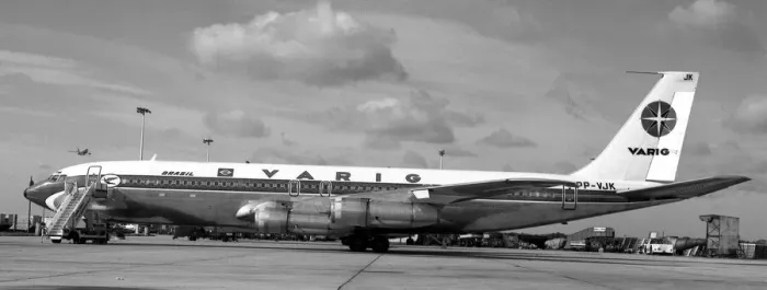Framed Print : Boeing 707-379C PP-VJK Framed Print : Boeing 707-379C PP-VJK