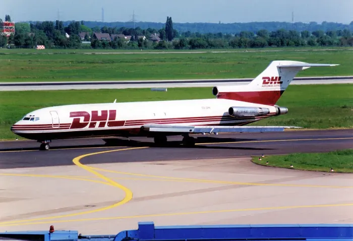 Framed Print : Boeing 727-200 OO-DHK Framed Print : Boeing 727-200 OO-DHK