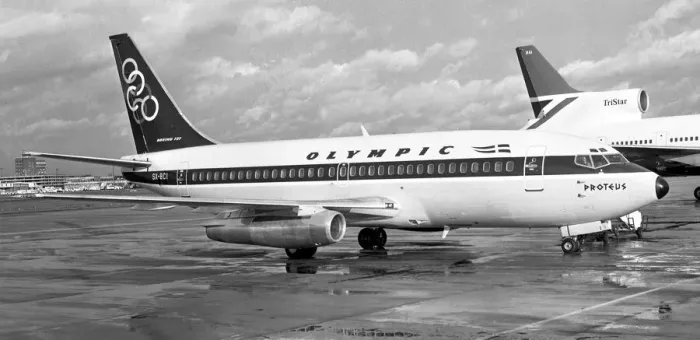 Framed Print : Boeing 737-284 SX-BCI Proteus Framed Print : Boeing 737-284 SX-BCI Proteus