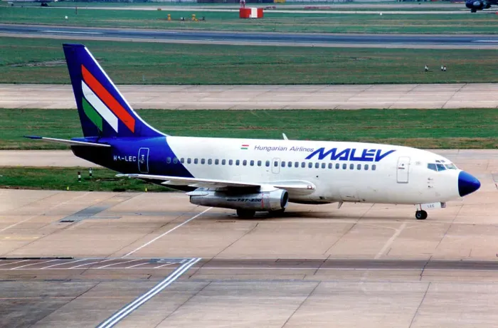 Framed Print : Boeing 737-2T5 HA-LEC Framed Print : Boeing 737-2T5 HA-LEC