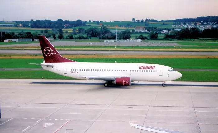 Framed Print : Boeing 737-3Q8 TF-ELN Framed Print : Boeing 737-3Q8 TF-ELN