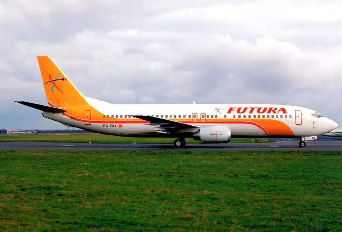 Framed Print : Boeing 737-400 EC-EXY Framed Print : Boeing 737-400 EC-EXY