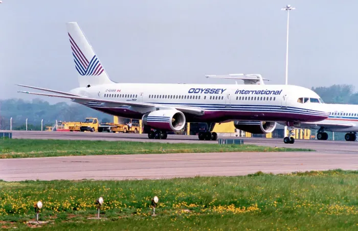 Framed Print : Boeing 757-28A(SF) C-GAWB Framed Print : Boeing 757-28A(SF) C-GAWB