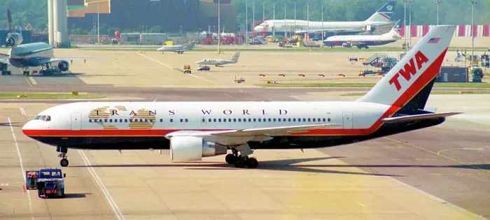 Framed Print : Boeing 767-231ER N601TW Framed Print : Boeing 767-231ER N601TW