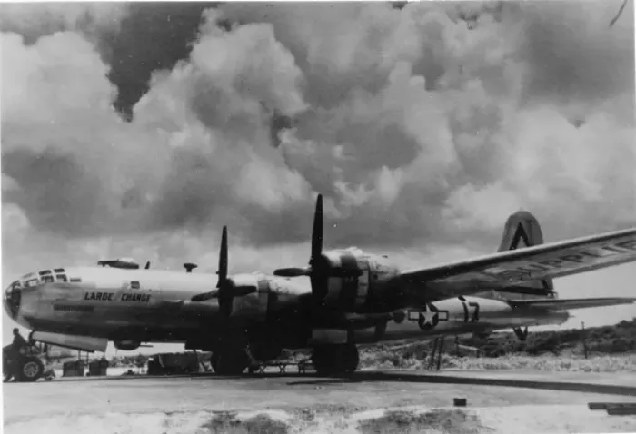 Framed Print : Boeing B-29 Large Charge (on the ground) Framed Print : Boeing B-29 Large Charge (on the ground)