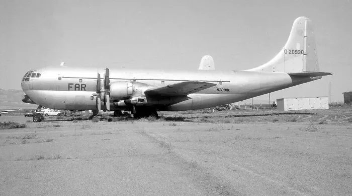 Framed Print : Boeing C-97G N209AC Framed Print : Boeing C-97G N209AC