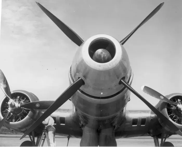 Framed Print : The Boeing EB-17G 44-85813 Framed Print : The Boeing EB-17G 44-85813