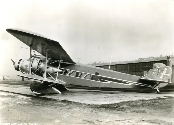 Framed Print : Boeing Model 226, NC-233M, of the Standard Oil Company