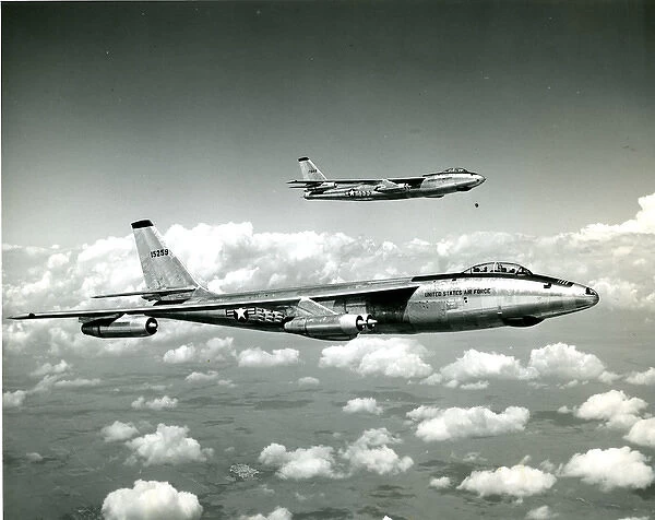Boeing RB-47E Stratojet, 51-5259, front, and B-47E Strat?