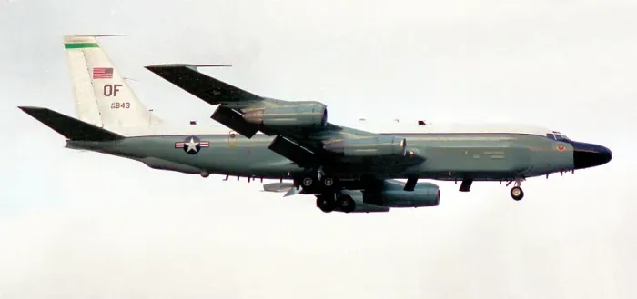Framed Print : Boeing RC-135V Rivet Joint 64-14843 Framed Print : Boeing RC-135V Rivet Joint 64-14843