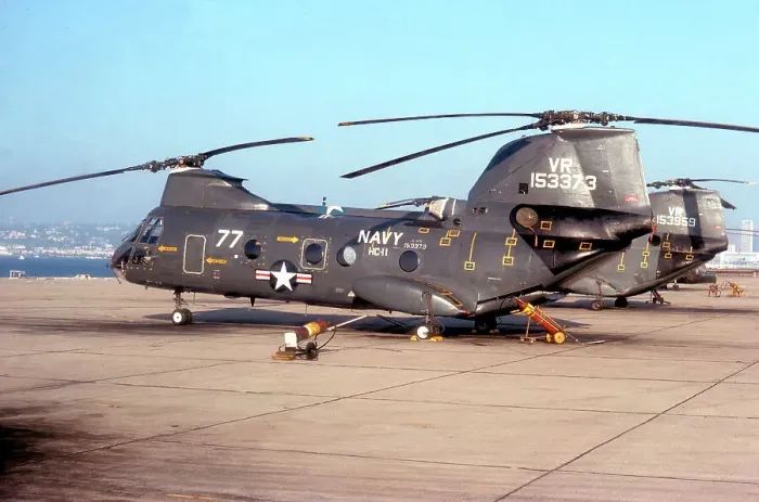 Framed Print : Boeing-Vertol CH-46D Sea Knight 153373 Framed Print : Boeing-Vertol CH-46D Sea Knight 153373