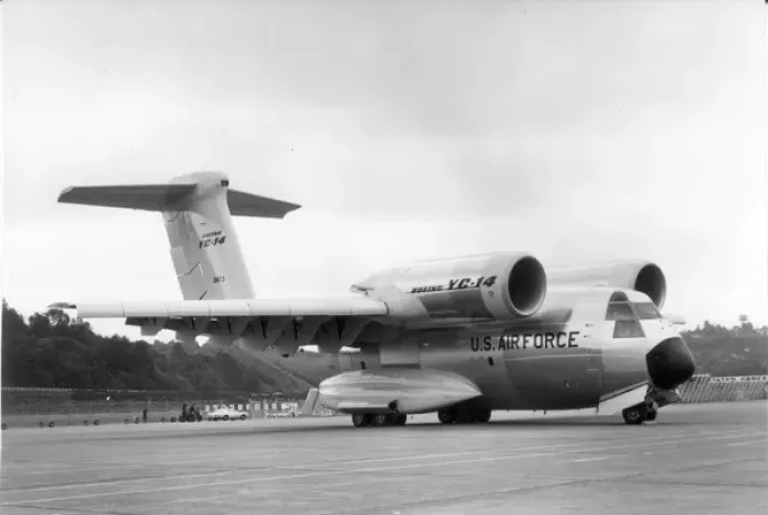 Framed Print : Boeing YC-14A 72-1873 Framed Print : Boeing YC-14A 72-1873