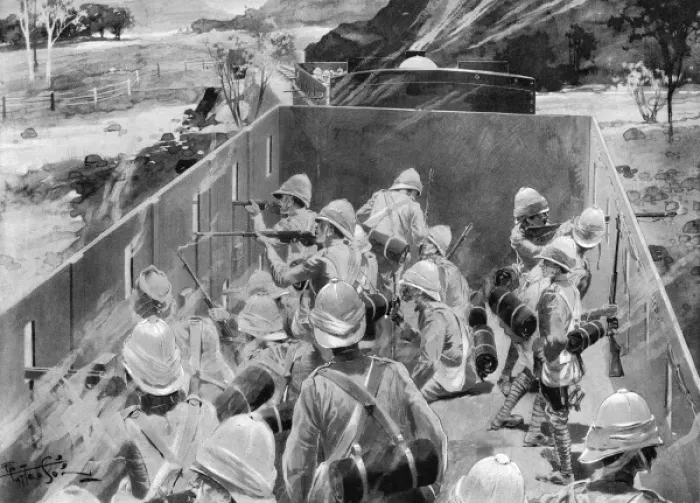 Framed Print : Boer / Armoured Train / Iln Framed Print : Boer / Armoured Train / Iln
